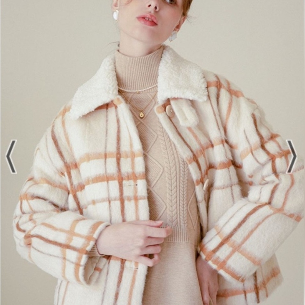 Petite Studio Rumi Wool Jacket - Plaid XS